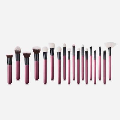 Makeup Brush Set Wholesale High Quality Private Label Wood Handle Cosmetic Brushes